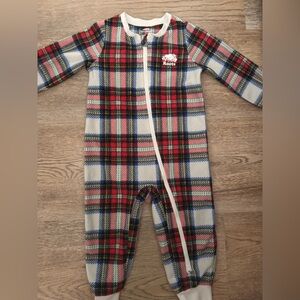 Roots Plaid Baby Onesie